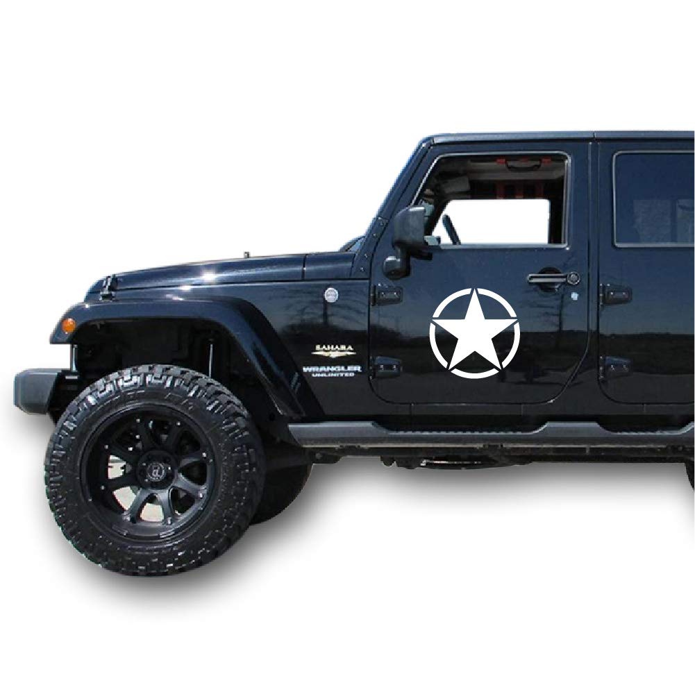 Amazon.co.jp: 2X スターデカールステッカー ジープラングラー